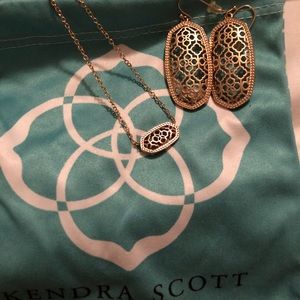 Authentic Gold Kendra Scott Set